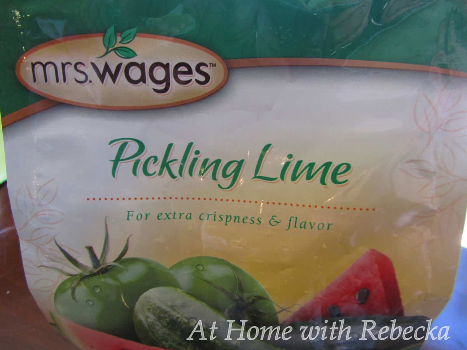 Canning Lime Pickles — AT HOME WITH REBECKA