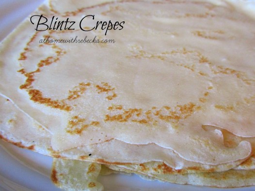 Crepes for making blintzes