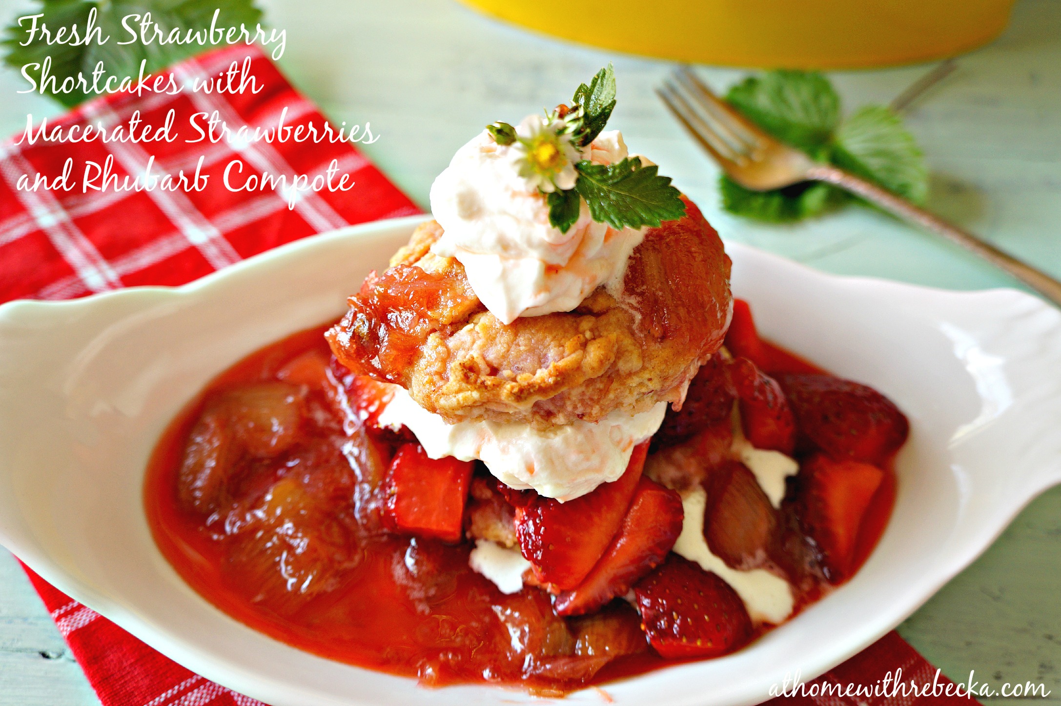 Sweet Strawberry Shortcake Biscuits