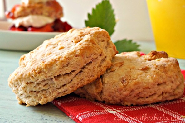 Sweet Strawberry Shortcake Biscuits