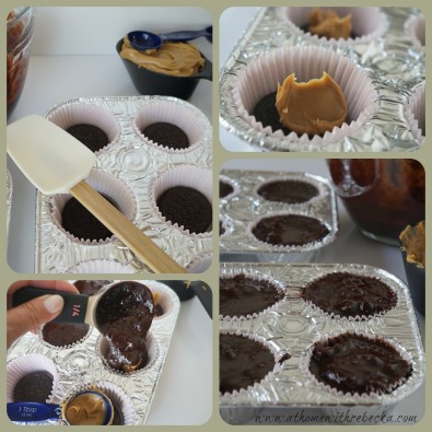 Oreo Peanut Butter Brownies Step by Step