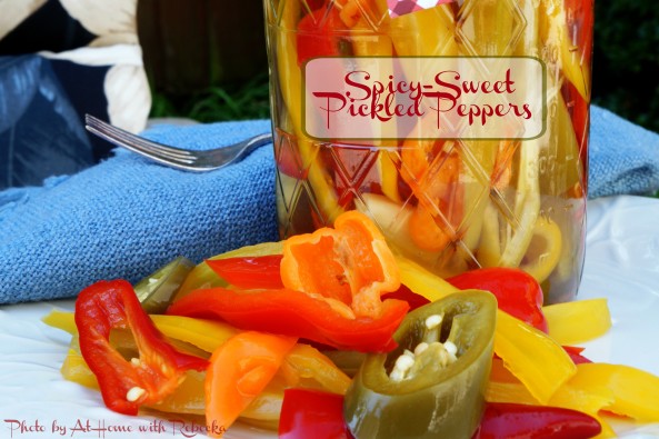 spicy-sweet pickled peppers