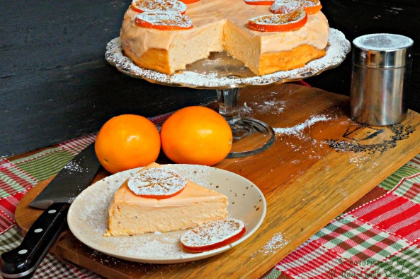 Orange Cream Cheesecake made with MilkSplash Flavoring