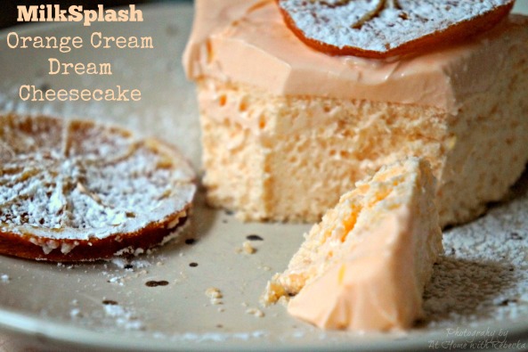 Orange Cream Dream Cheesecake made with MilkSplash Flavoring