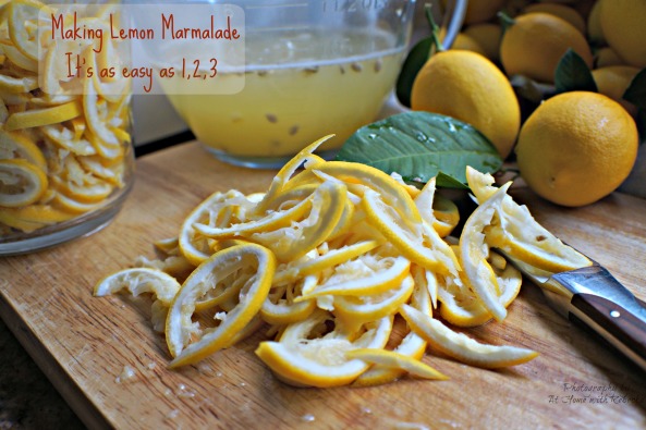 Making Lemon Marmalade