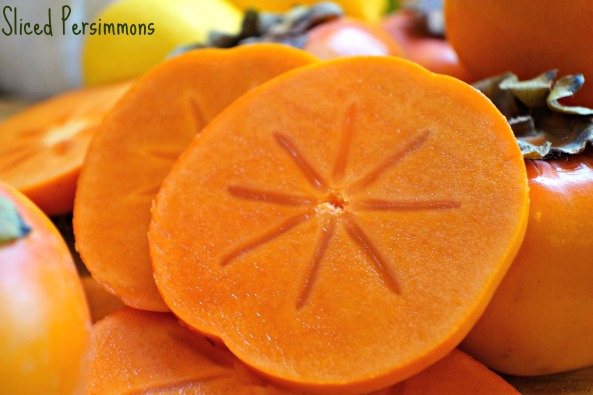 Sliced Persimmons