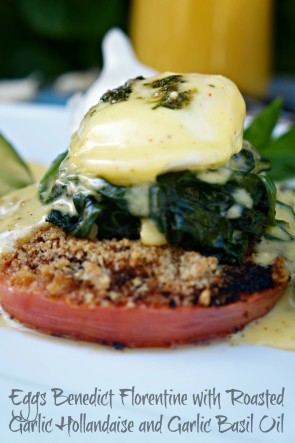 Gilroy Garlic Festival Eggs Benedict Florentine