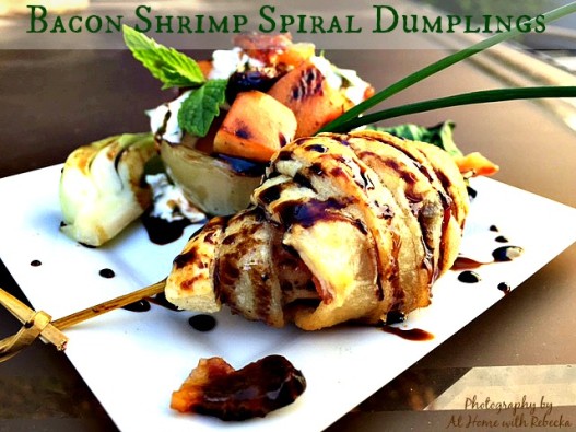 Bacon Shrimp Dumplings