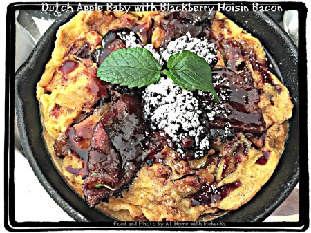 Dutch Apple Baby with Blackberry Hoisin Bacon