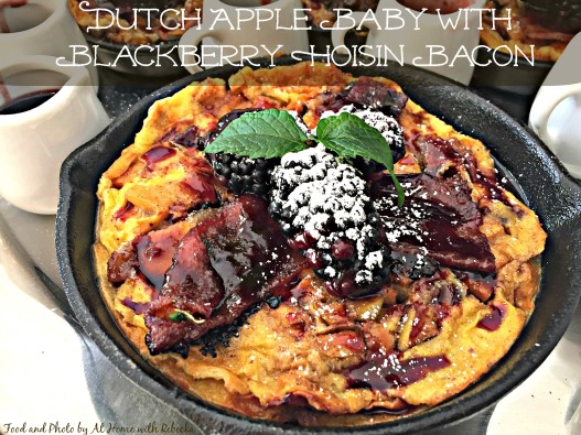 Dutch Apple Baby with Blackberry Hoisin Bacon