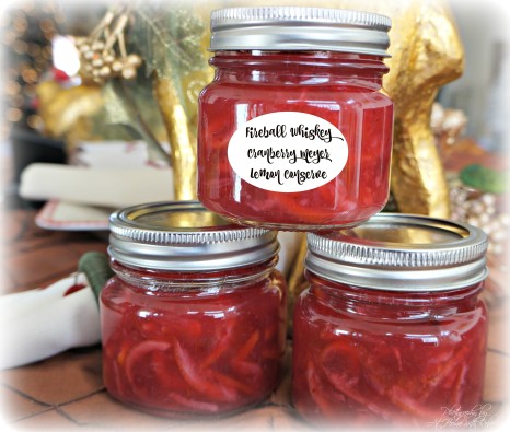 Fireball Cranberry Lemon Conserve