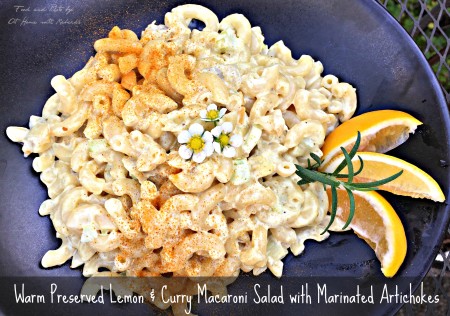 Warm Macaroni Salad with Preserved lemon