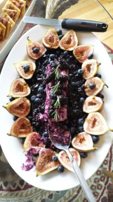 Blueberry Compote Goat Cheese