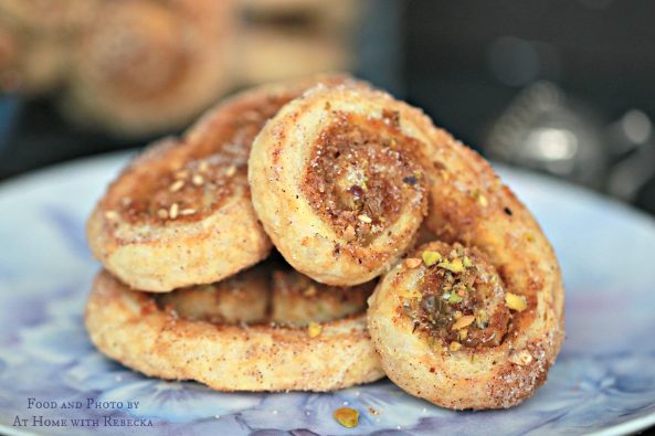 Pumpkin Pistachio Palmiers