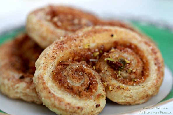 Easy French Pumpkin Pistachio Palmier Cookies