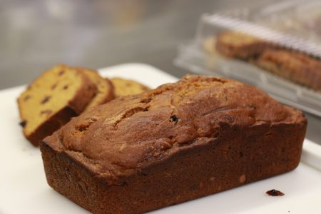 Cranberry Pumpkin Loaf, made by Chef Ave Marie