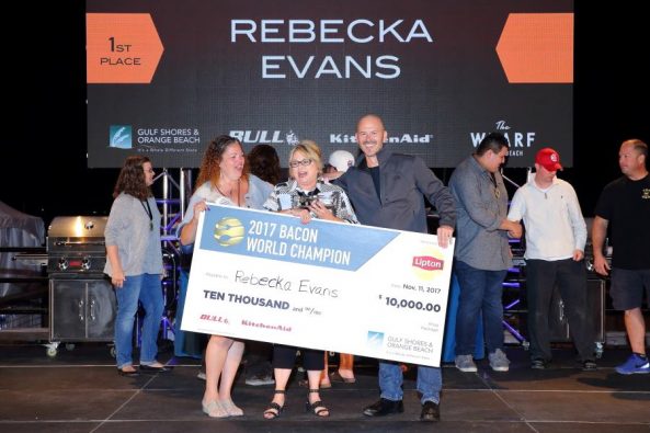 2017 Bacon World Champion Rebecka Evans