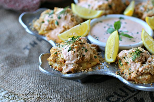 Salmon Puffs on the Stella Tray