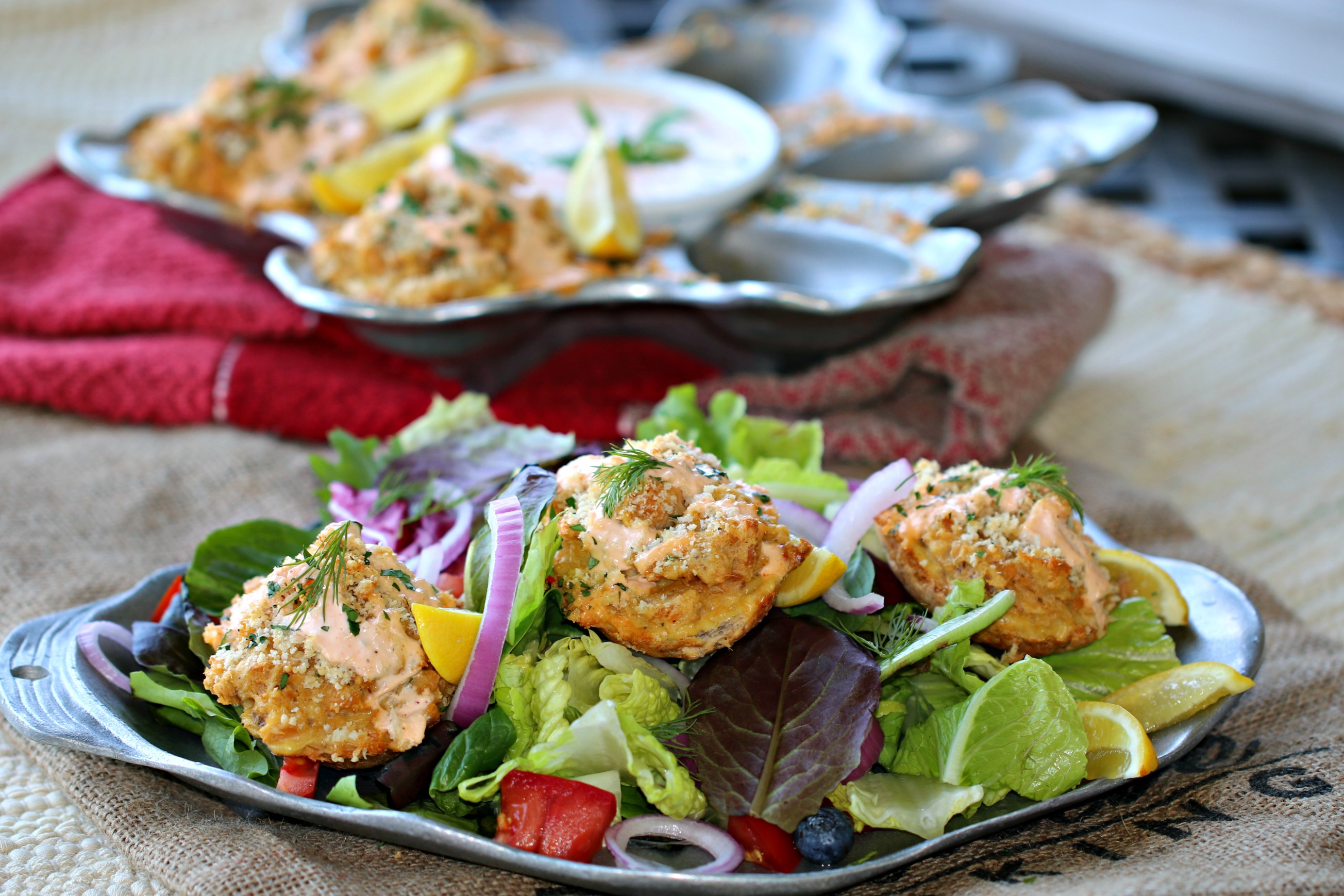 Salmon Puffs on the Stella Tray