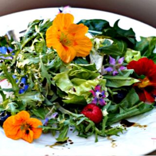 Edible Flower Salad