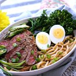 Steak and Egg Udon Noodles recipe