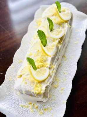 Meyer Lemon Swiss Roll