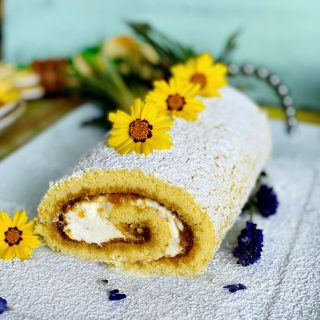 Pineapple Swiss Roll