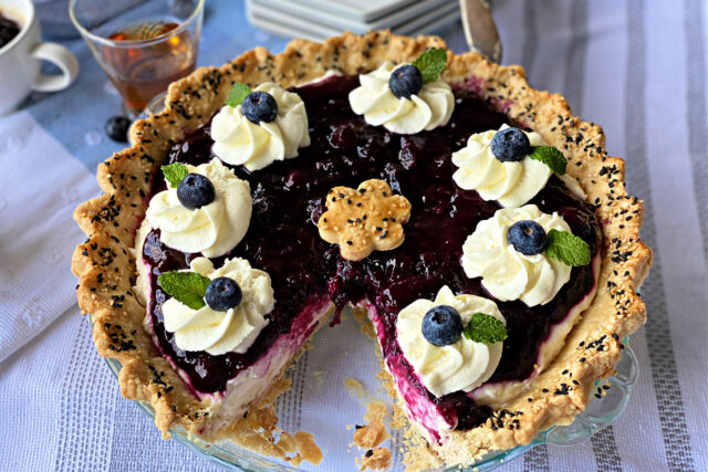 Blueberry Cream Cheese Pie