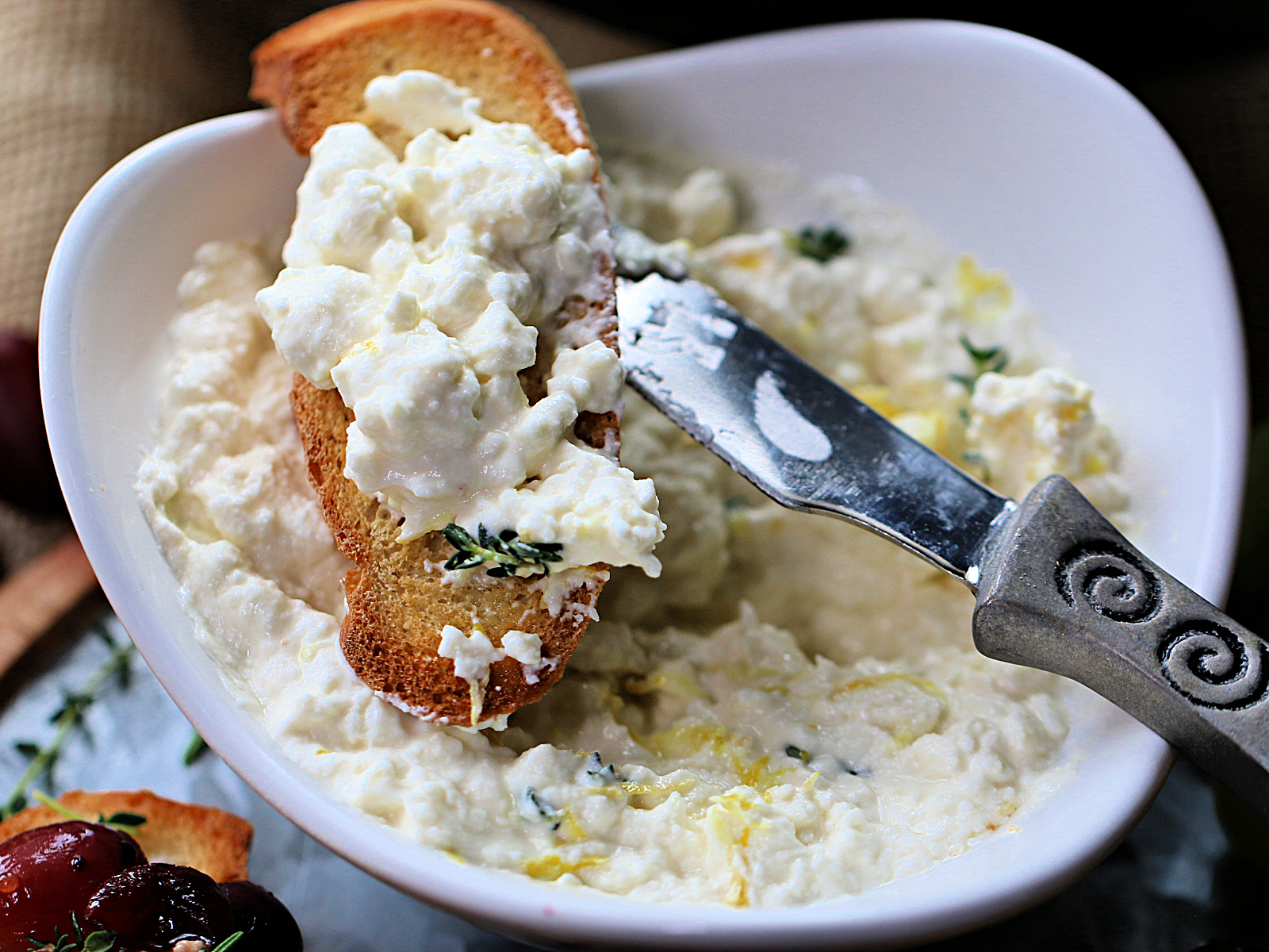 Homemade Lemon Ricotta Cheese