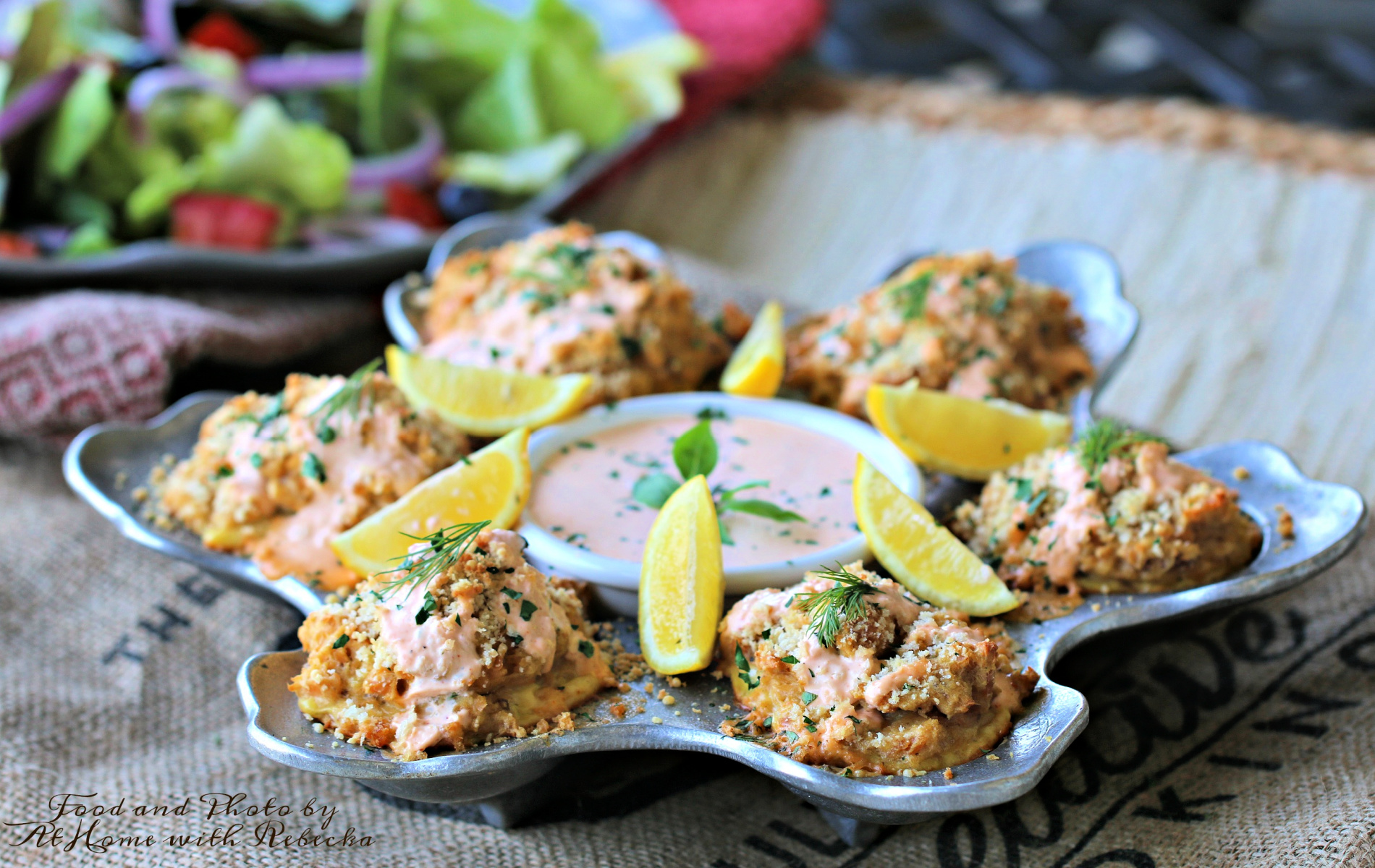 Baked Salmon Puffs