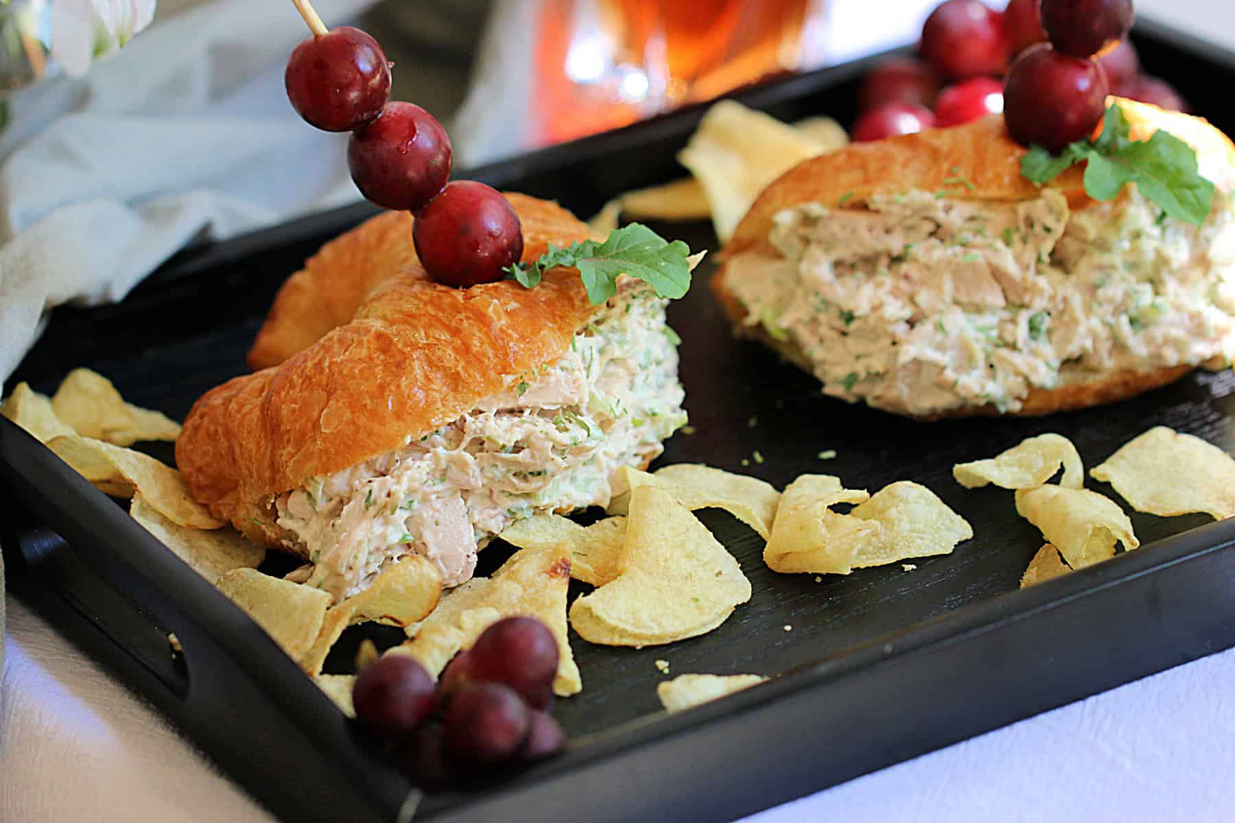 Tarragon Chicken Salad Sandwiches — At Home with Rebecka