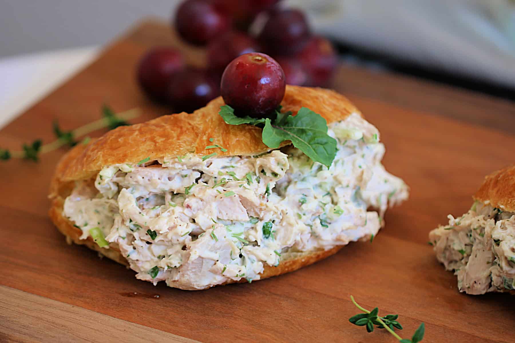 Tarragon Chicken Salad Sandwiches — At Home with Rebecka