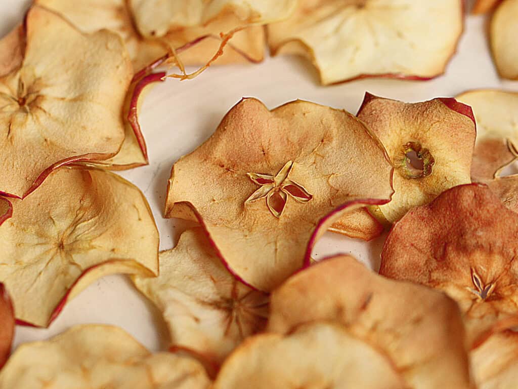 AirFryer Apple Flower Crisps — At Home with Rebecka