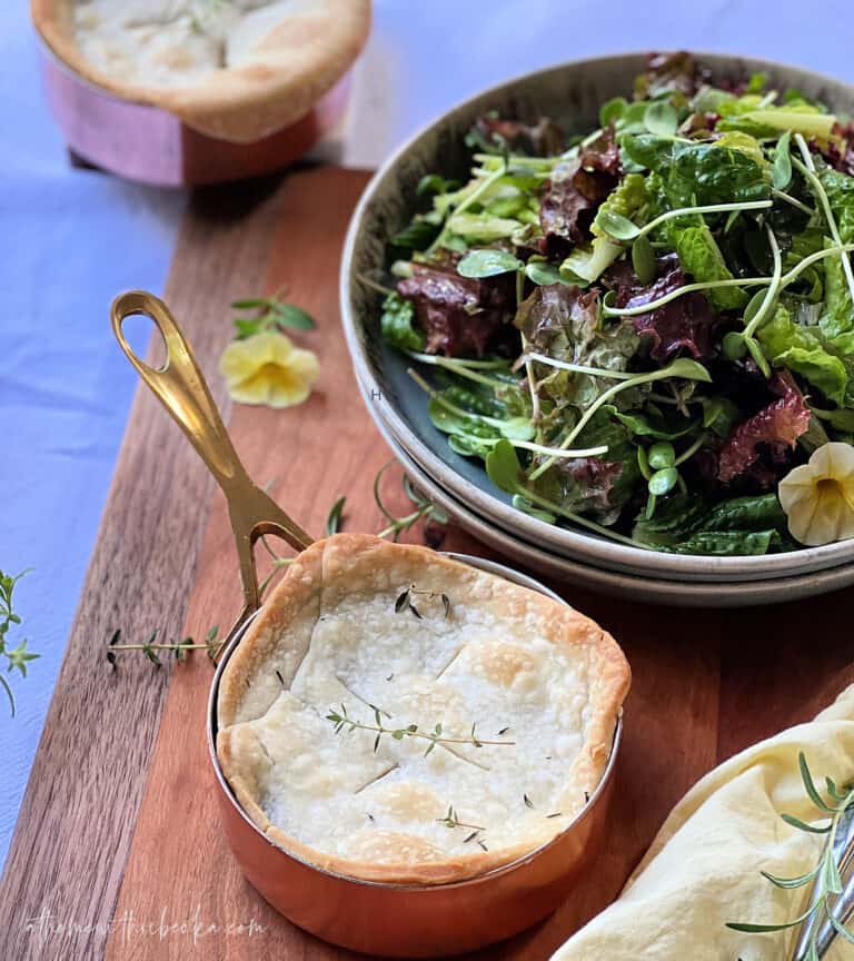 Mushroom Pot Pie Recipe — At Home with Rebecka