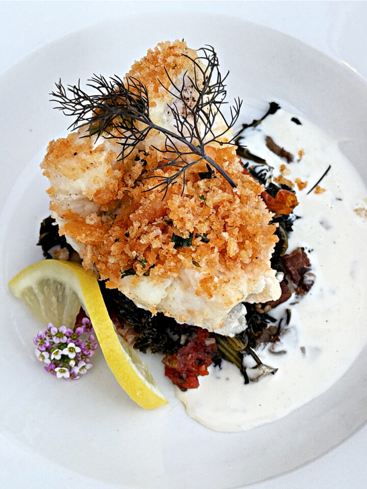 Baked Cod with Irish Whiskey Sauce