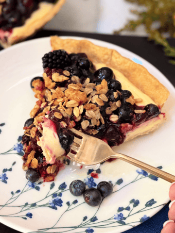 Blueberry Cream Tart