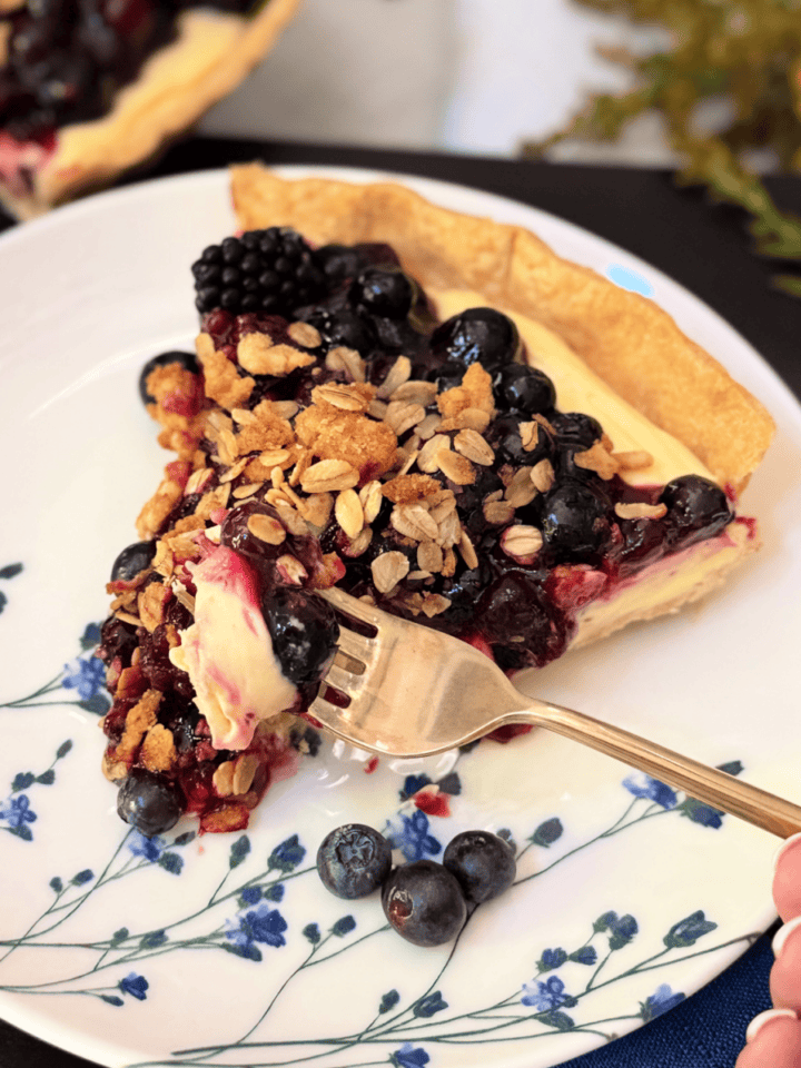 Blueberry Cream Tart