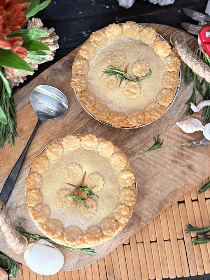 Crab & Corn Pot Pies- Wick's
