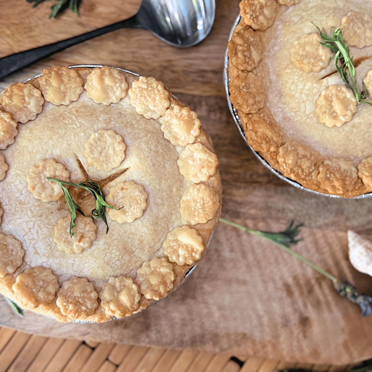 Crab and Corn Pot Pie Wick's 