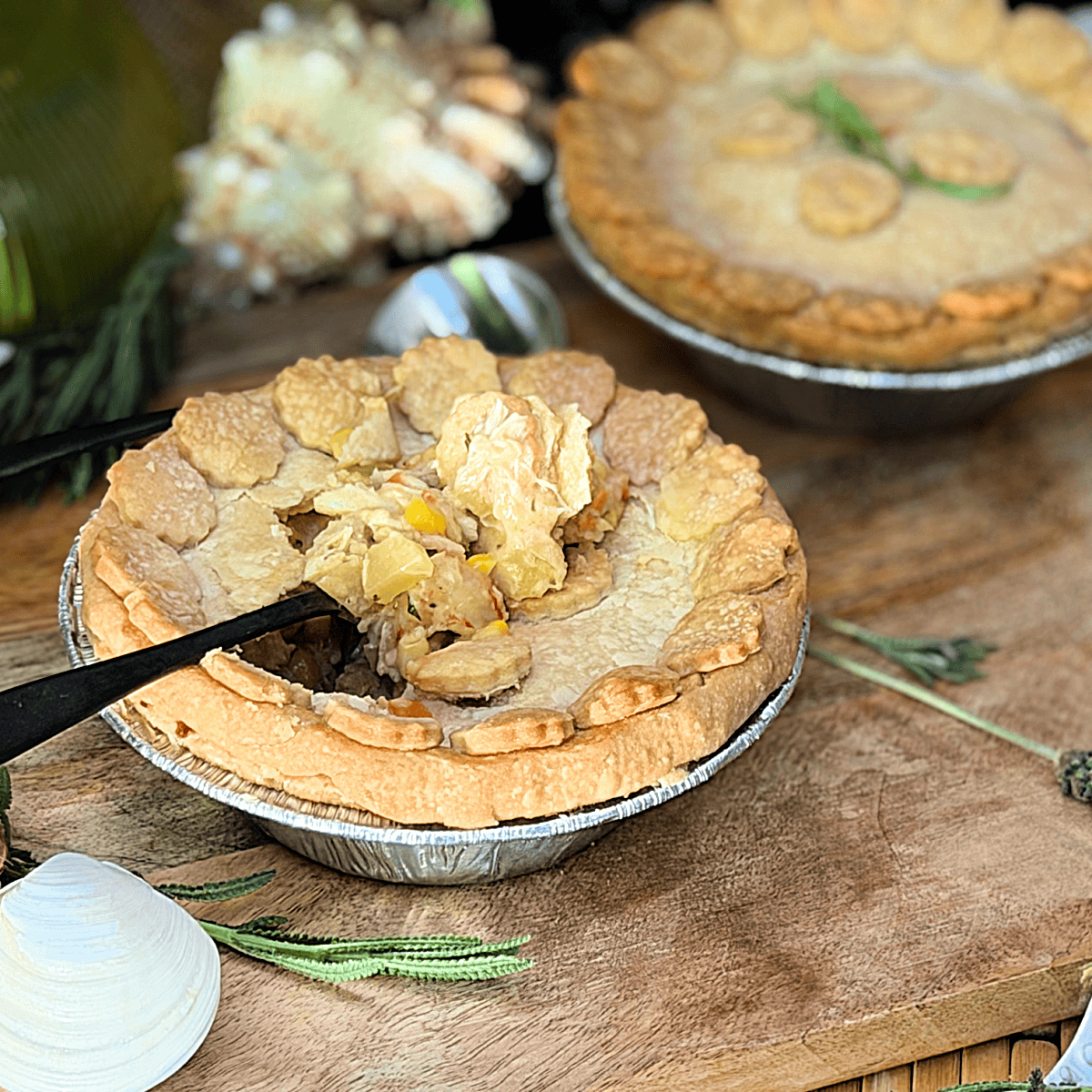Crab & Corn Pot Pie