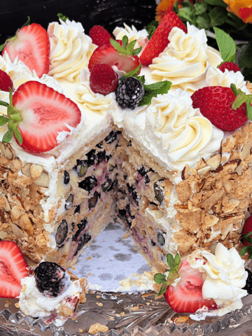 NApoleon Berry Cream Cake WICK'S