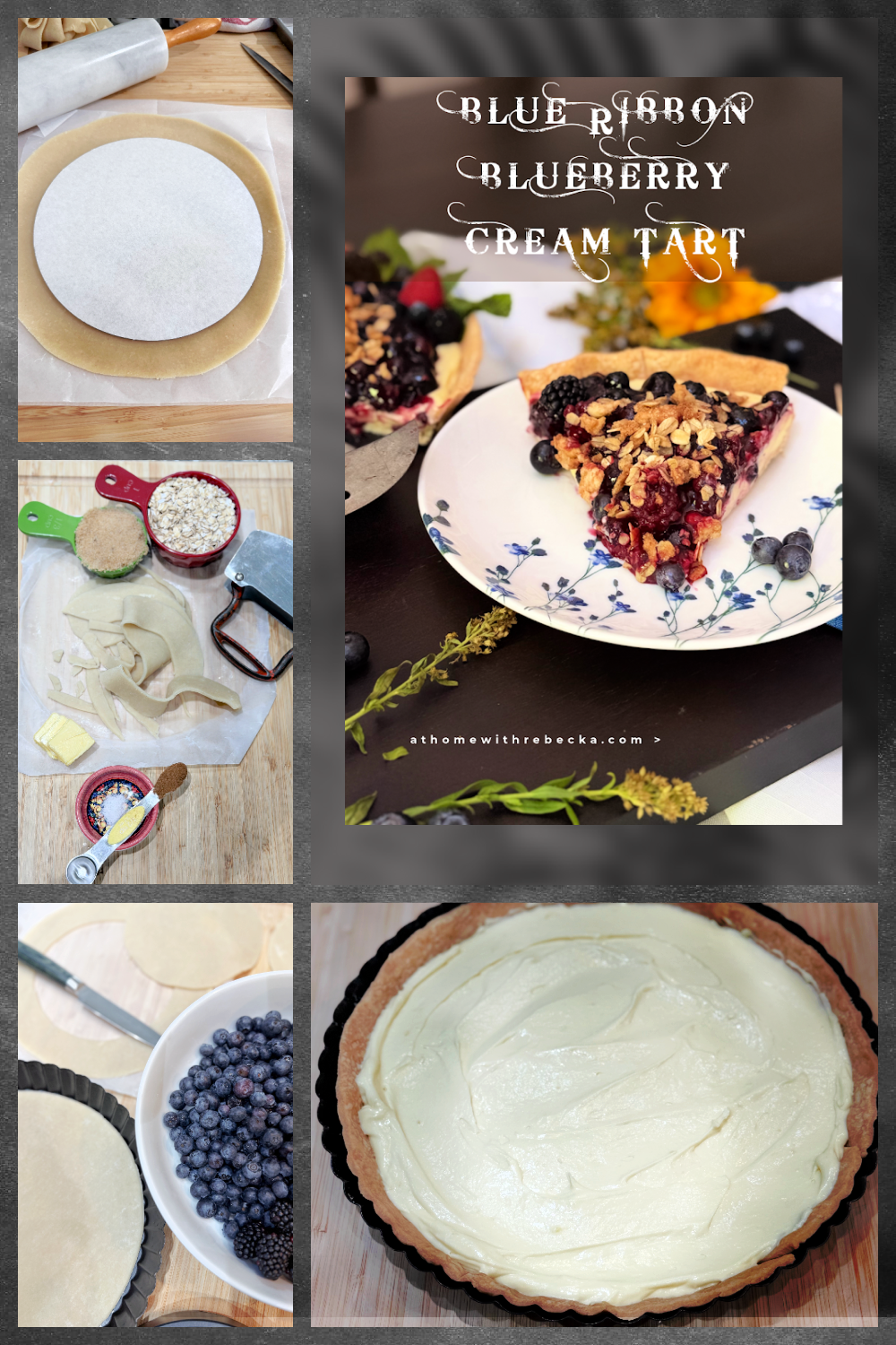 Blueberry Cream Tart