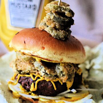 Mustard Pickle Burger