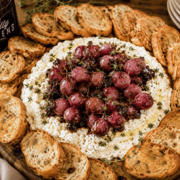 Roasted Balsamic Grapes